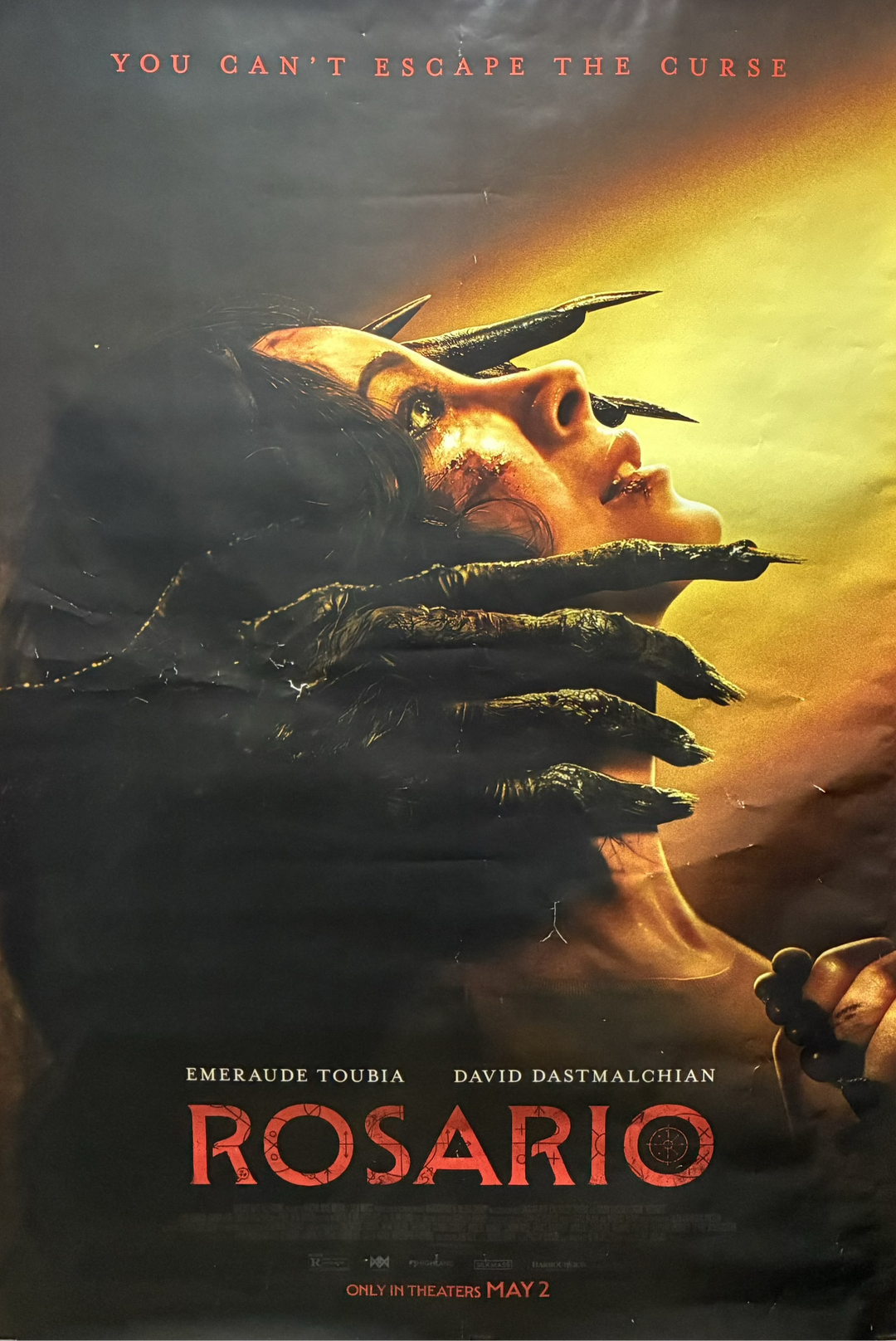 Rosario (2025) David Dastmalchian Jose Zuniga Paul Ben-Victor 27x40 DS Unfolded