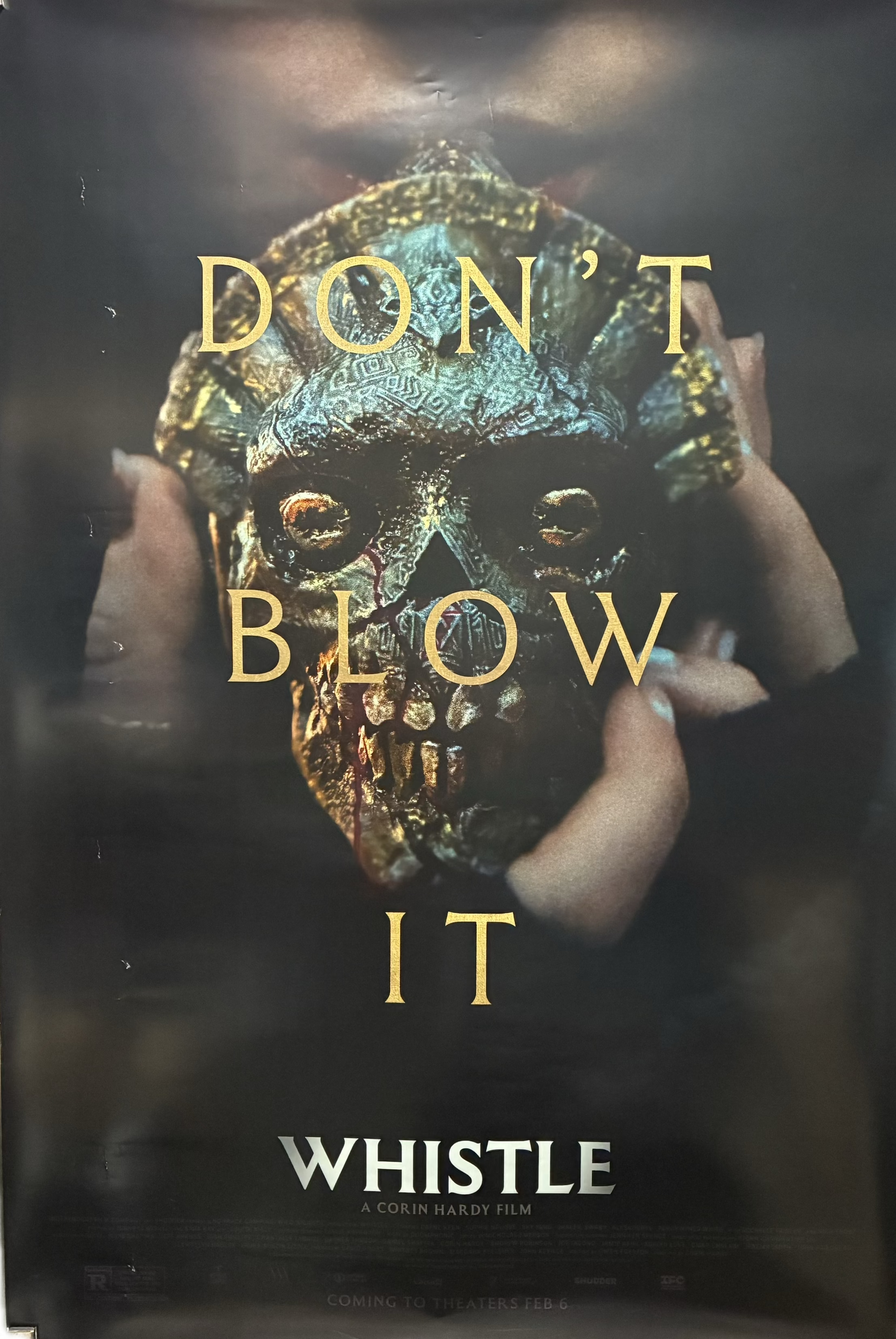Whistle (2025) Corin Hardy Dafne Keen Sky Yang Sophie Nelisse  Horror 27x40 DS Unfolded eArtFlm movie posters
