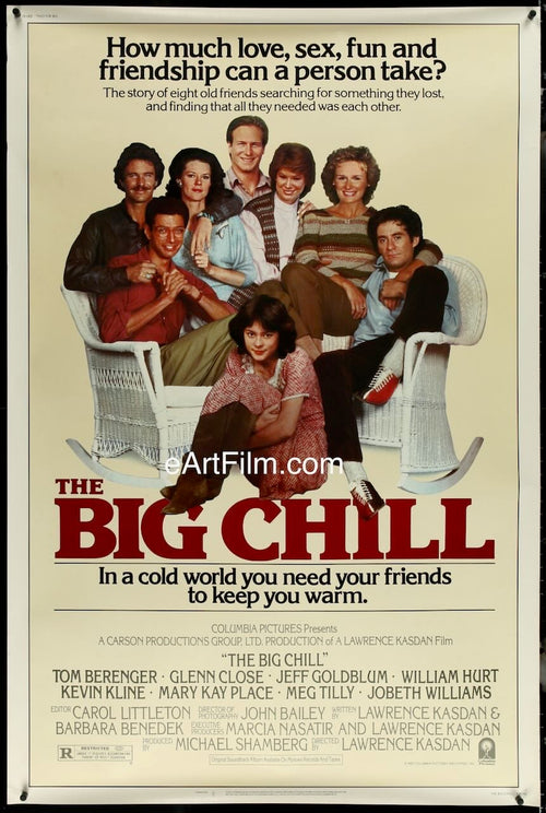 eArtFilm.com Big Chill Lawrence Kasdan classic Tom Berenger Glenn Close Jeff Goldblum 40x60 1983