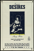 eArtFilm.com One Sheet Insane Desires 1978 Grey Poupon directed sexploitation 25x38