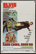 eArtFilm.com Original Movie Poster 27"x41" Easy Come Easy Go 1967 27"x41" Elvis Presley Navy treasure diver adventure & girls!