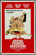 eArtFilm.com Original Movie Poster Exotic French Fantasies 1974 Linda Lovelace Johnny Wadd aka John Holmes 27x41