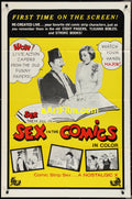 eArtFilm.com Original Movie Poster Sex In The Comics 1972 25x38 Eric von Letch sexploitation movie Comic Strip Sex