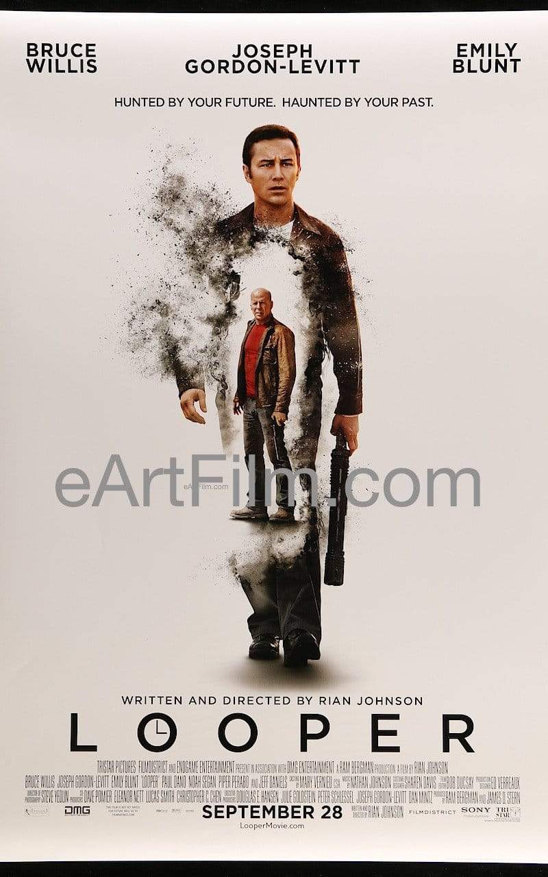 eArt/Film 27x41 Original Movie Poster Looper 2014 27x41 Advance One Sheet United States