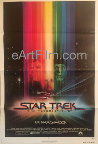 Star Trek: The Motion Picture unused NSS movie poster Shatner Nimoy 1979 27x41