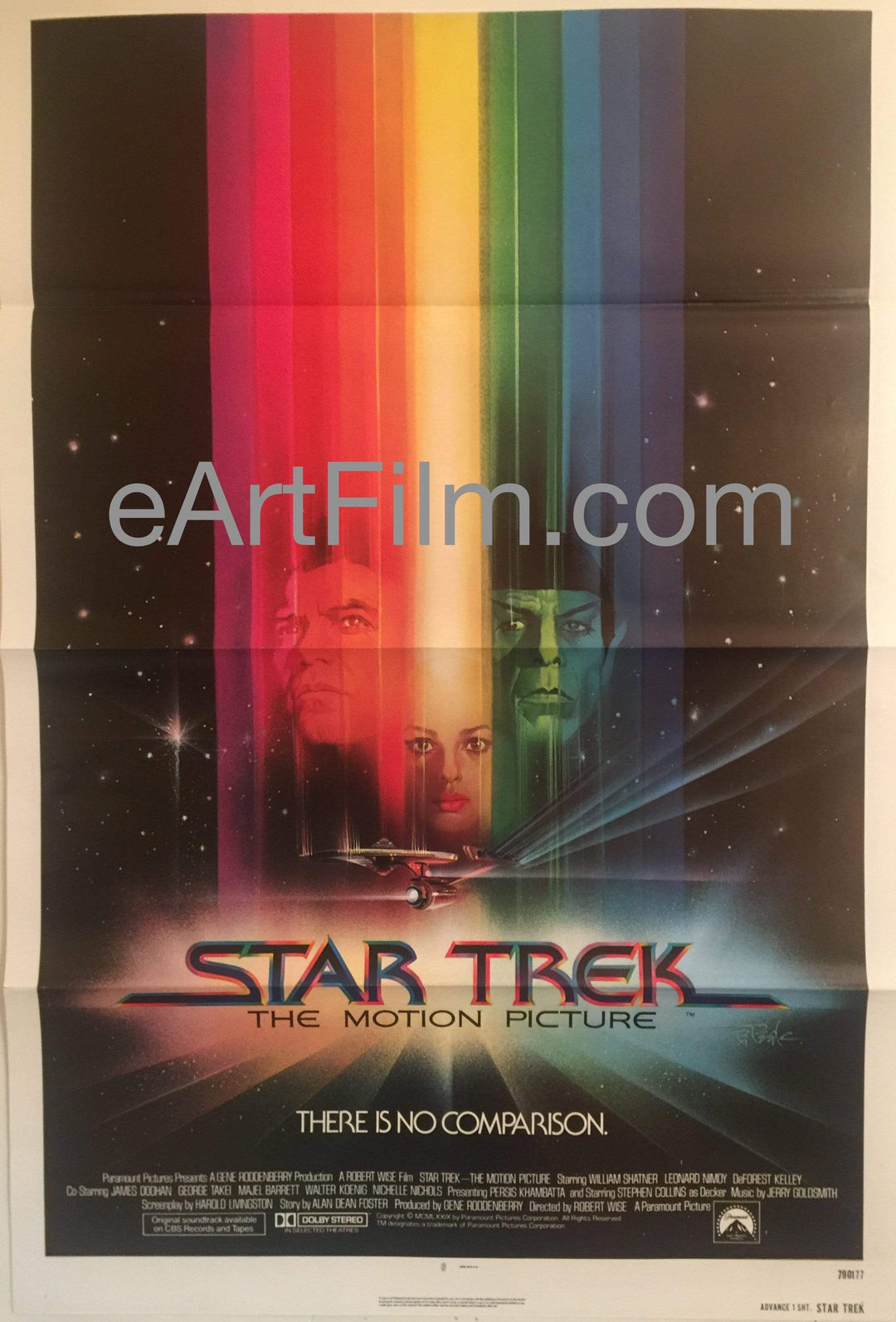 eArtFilm.com 27x41 Original Movie Poster Star Trek: The Motion Picture unused NSS movie poster Shatner Nimoy 1979 27x41