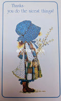 eArtFilm.com 3"x5" thank you card Bernadette Peters autographed 3x5 thank you card