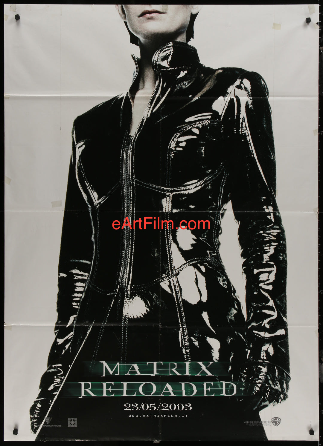 Matrix Reloaded 2003 39x55 Keanu Reeves Carrie-Anne Moss sci-fi classic eArtFilm movie posters