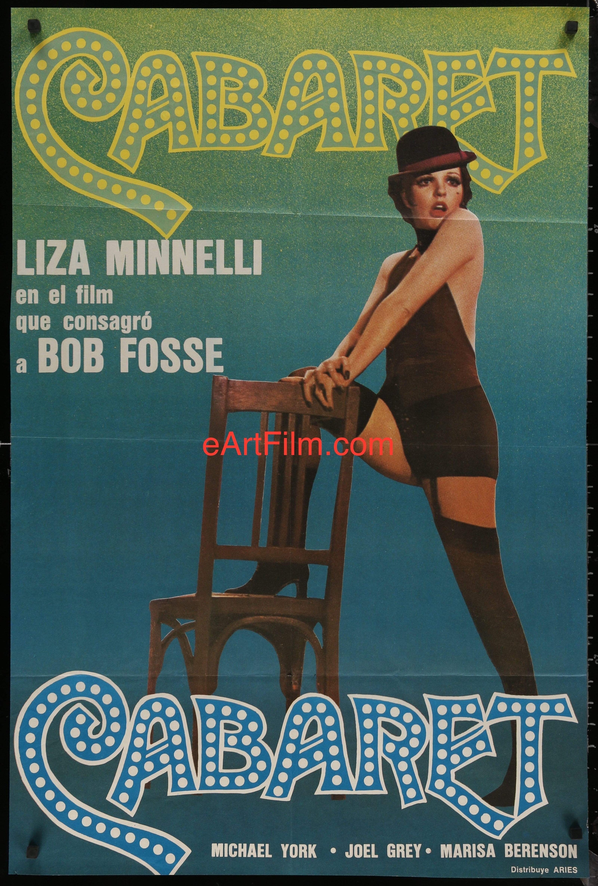 eArtFilm.com Argentina (26.75"x40.25") Cabaret Argentina R1970s Liza Minnelli sings & dances Bob Fosse directs