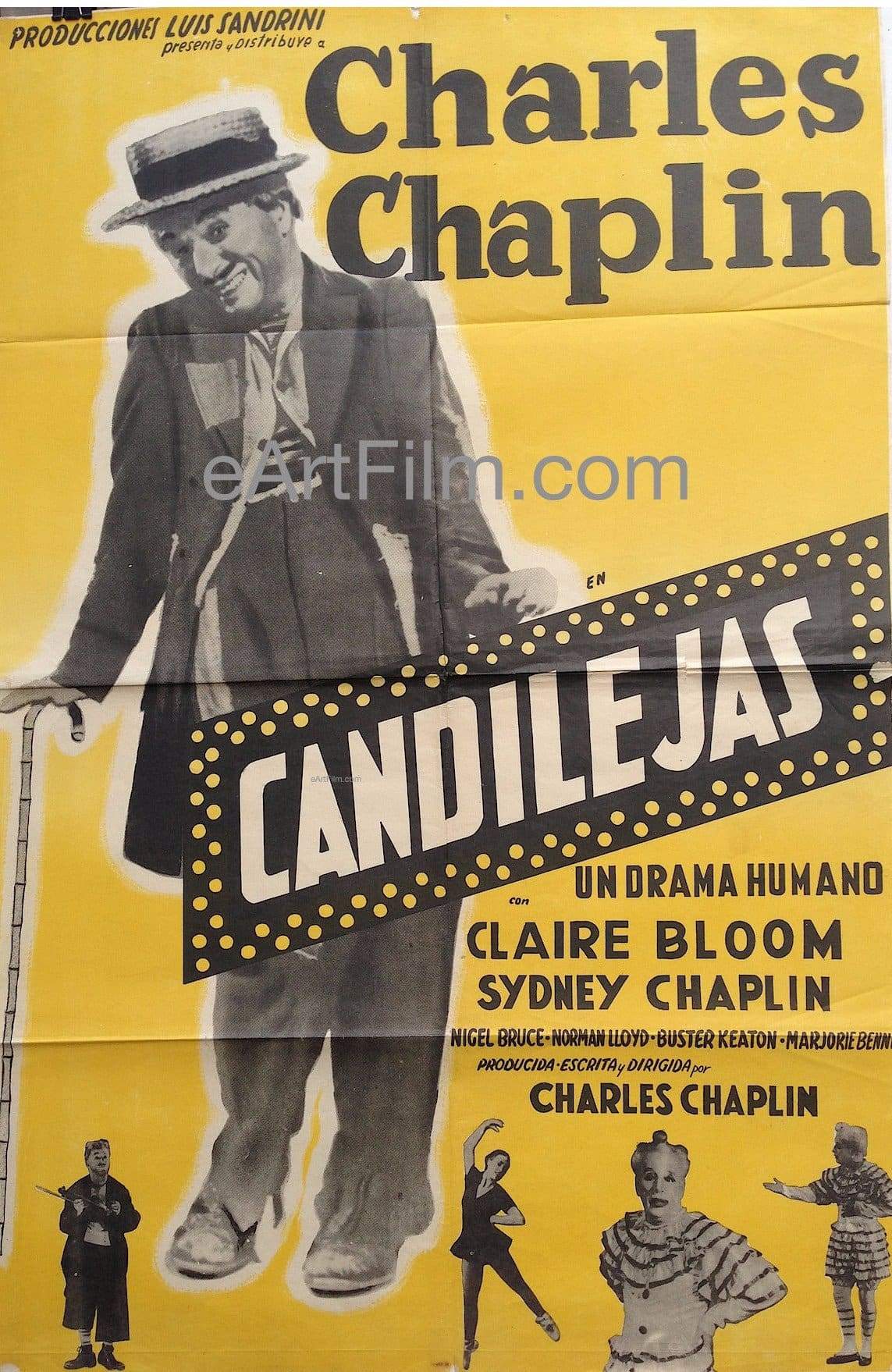eArtFilm.com Argentina (27"x41") Limelight 1952 27x41 Argentina release movie poster