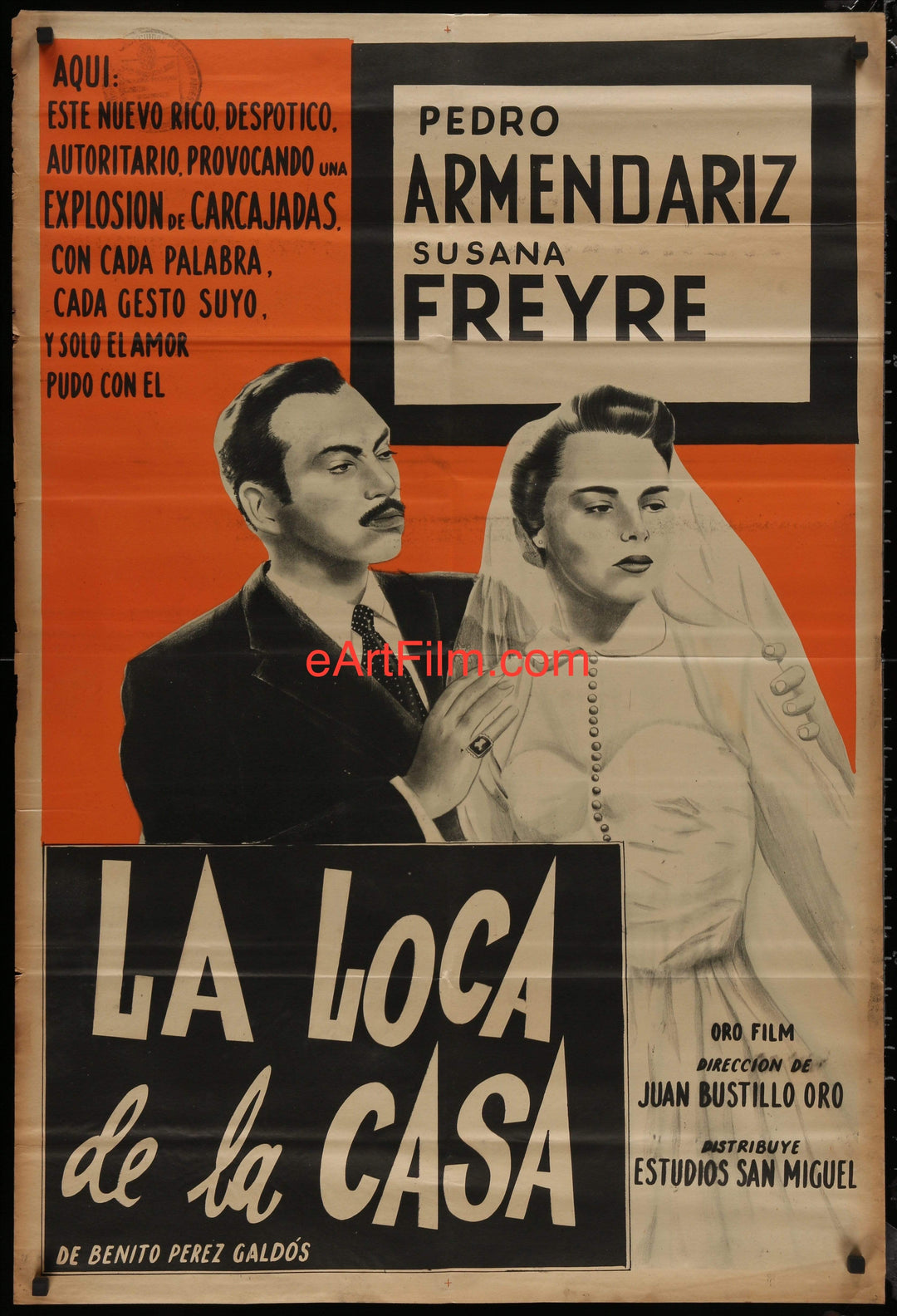 eArtFilm.com Argentina (29.25"x43.25") Madcap Of The House aka La Loca De La Casa 1950 29x43 Pedro Armendariz romance drama