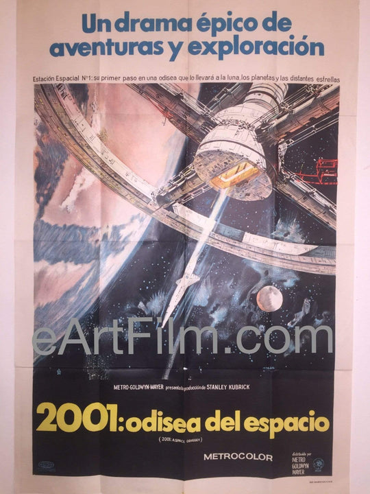 eArtFilm.com Argentina release (29"x43") 2001: A Space Odyssey-1968-Argentina-29x43-Stanley Kubrick-Keir Dullea