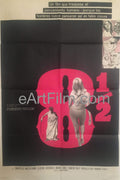 eArtFilm.com Argentina release (29"x43") 8 1/2-Federico Fellini-Claudia Cardinale-Marcello Mastroianni-1963-29x43