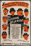 eArt/Film Argentina release (29"x43") Comedy Festival aka El Festival De La Rita 1960's 29x43 Argentinean Movie Poster