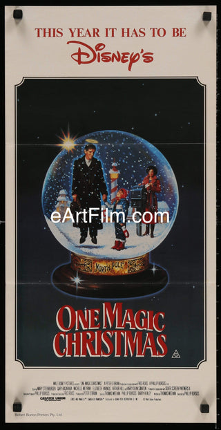 One Magic Christmas Australian Daybill 1985 13x26 Walt Disney Mary Steenburgen