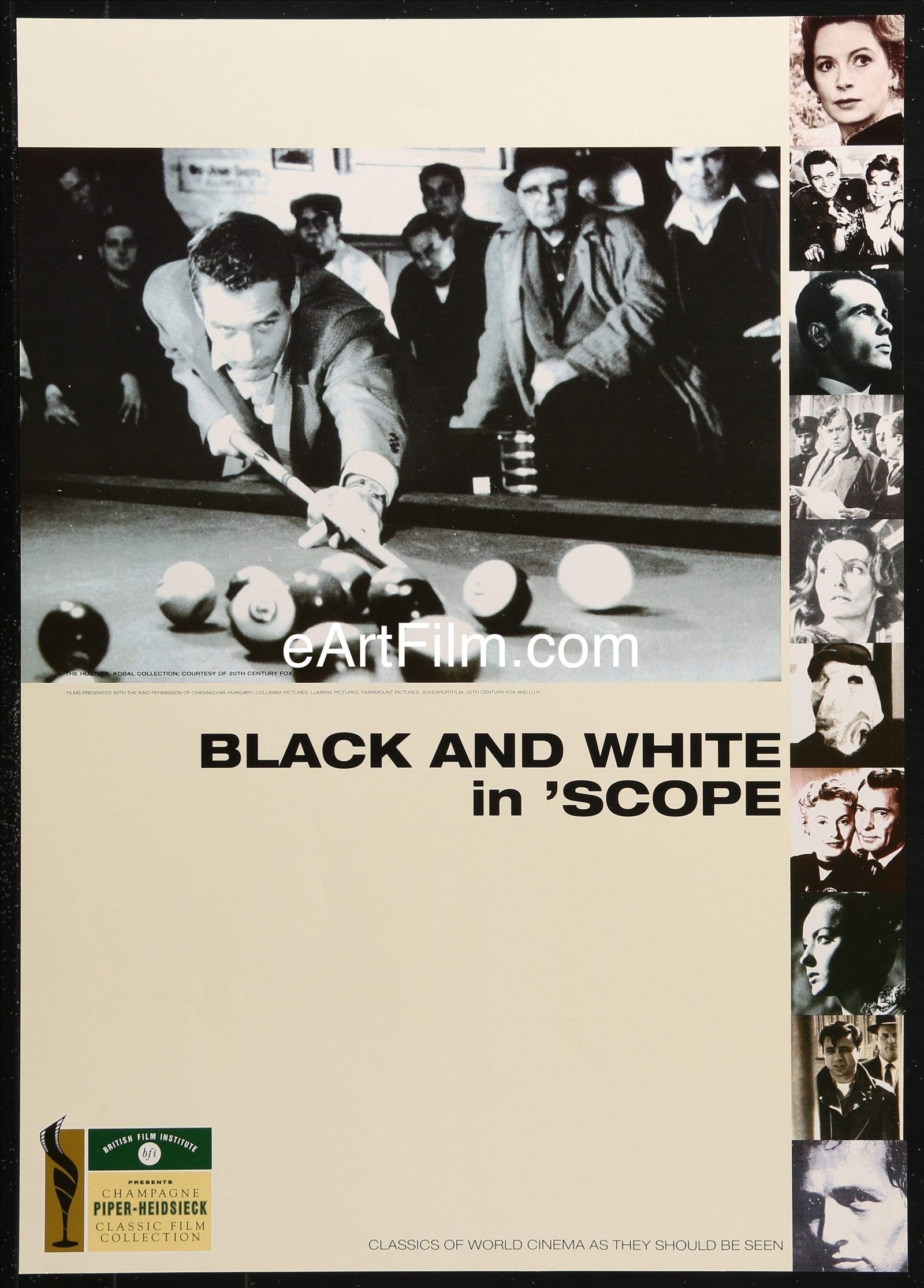 Black And White In Scope 1990s 17x24 Paul Newman The