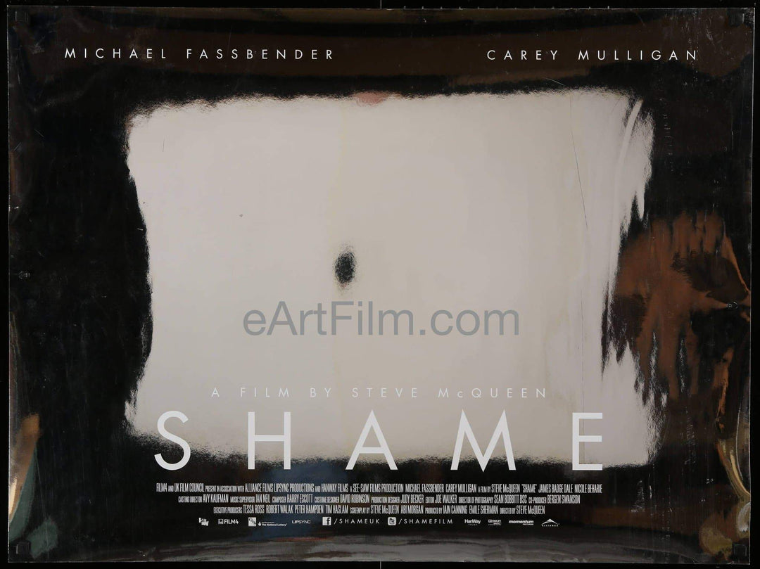 eArtFilm.com British Quad (30"x40") Single Sided Shame 2011 30x40 British Quad Crown Foil Michael Fassbender