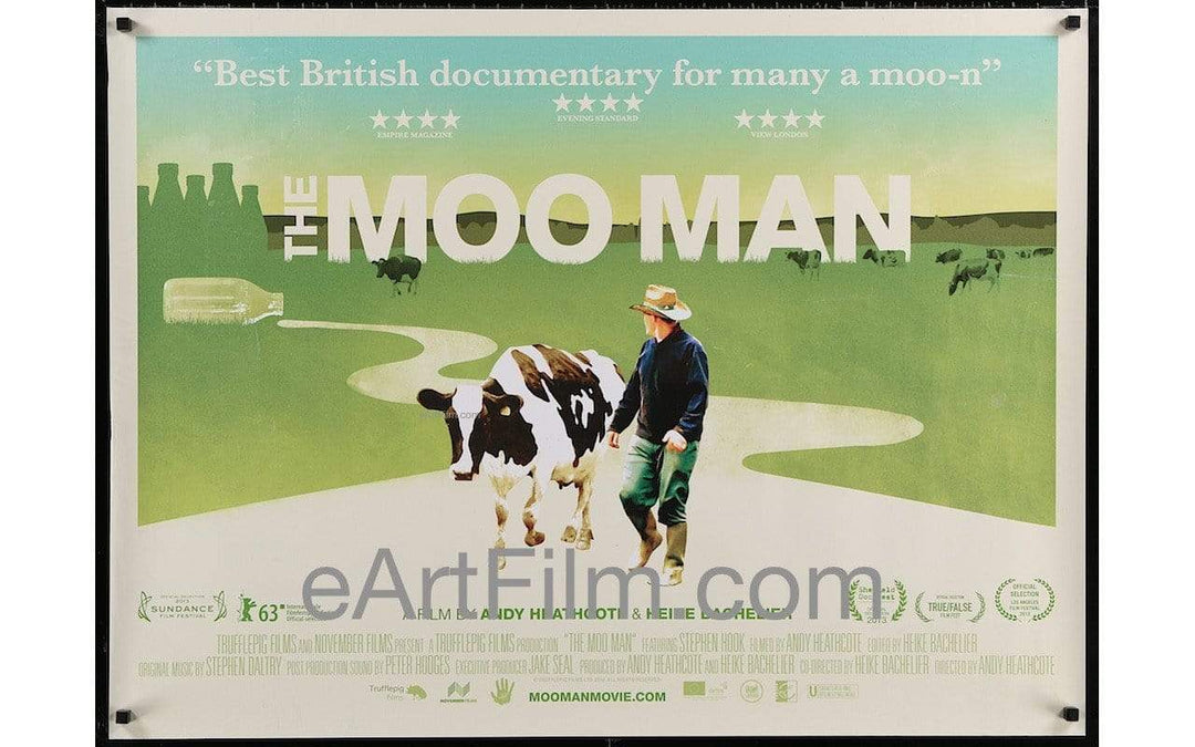 eArtFilm.com British Quad Crown (30"x40") Moo Man, The 2013 30x40 Quad Crown Movie Poster United Kingdom