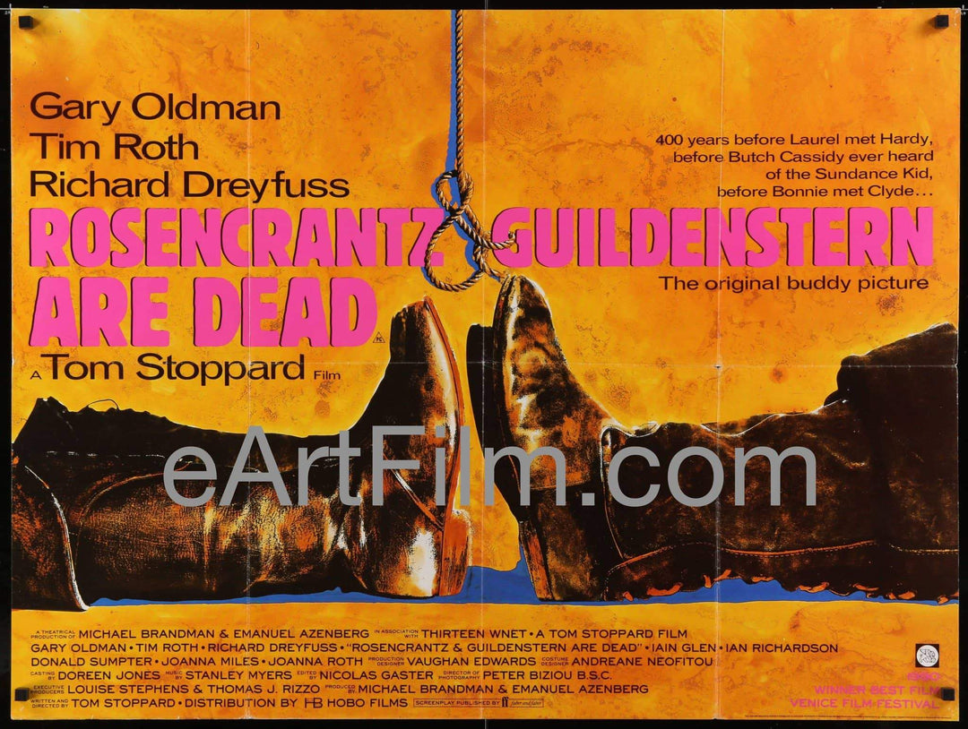 eArtFilm.com British Quad Crown (30"x40") Rosencrantz and Guildenstern Are Dead-Gary Oldman-Tim Roth-1990-30x40