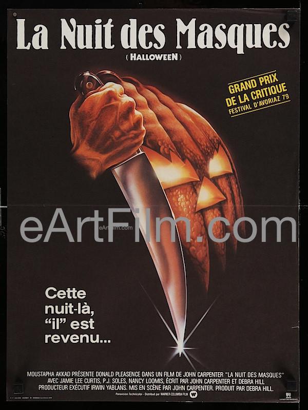 eArtFilm.com France Petite Movie Poster (16"x21")-Original-Vintage-Movie-Poster Halloween 1979 16x21 French Petite Movie Poster