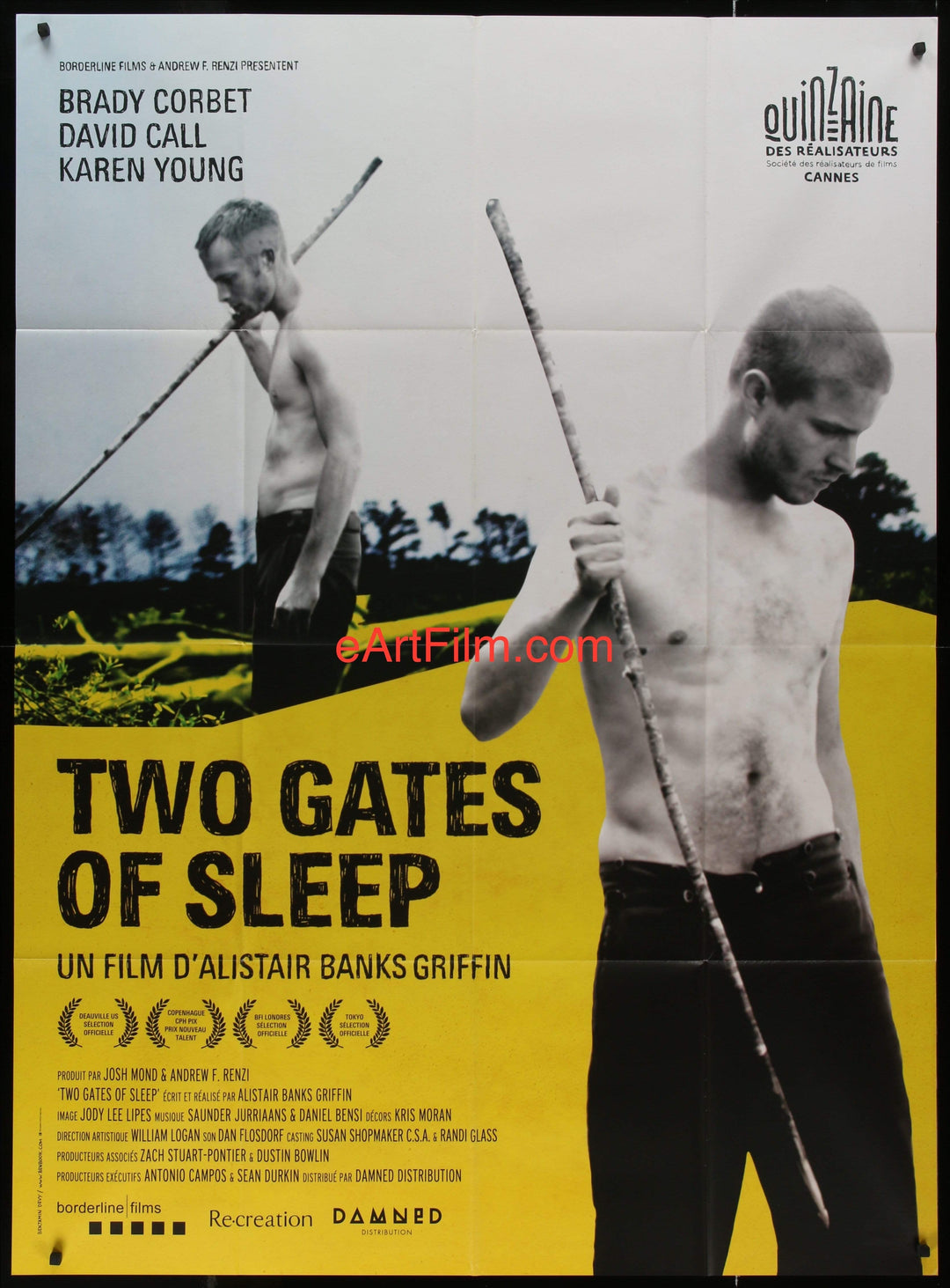 eArtFilm.com French 1 Panel Grande (46"x62") Two Gates Of Sleep 2011 45x62 French Alistair Banks Griffin Cannes-Deauville Nominee