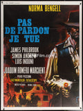 eArtFilm.com French 1 Panel Grande (47"x63") I Do Not Forgive...I Kill aka Fedra West French 1p 1972 great spaghetti western art