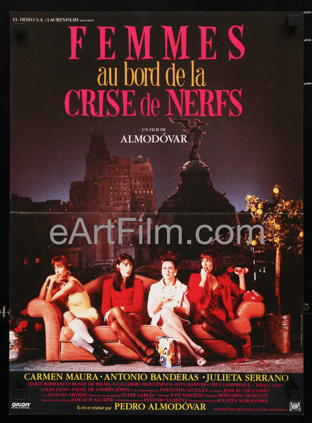 eArtFilm.com French (15"x21") Women on the Verge of a Nervous Breakdown-Antonio Banderas-1988-15x21-France