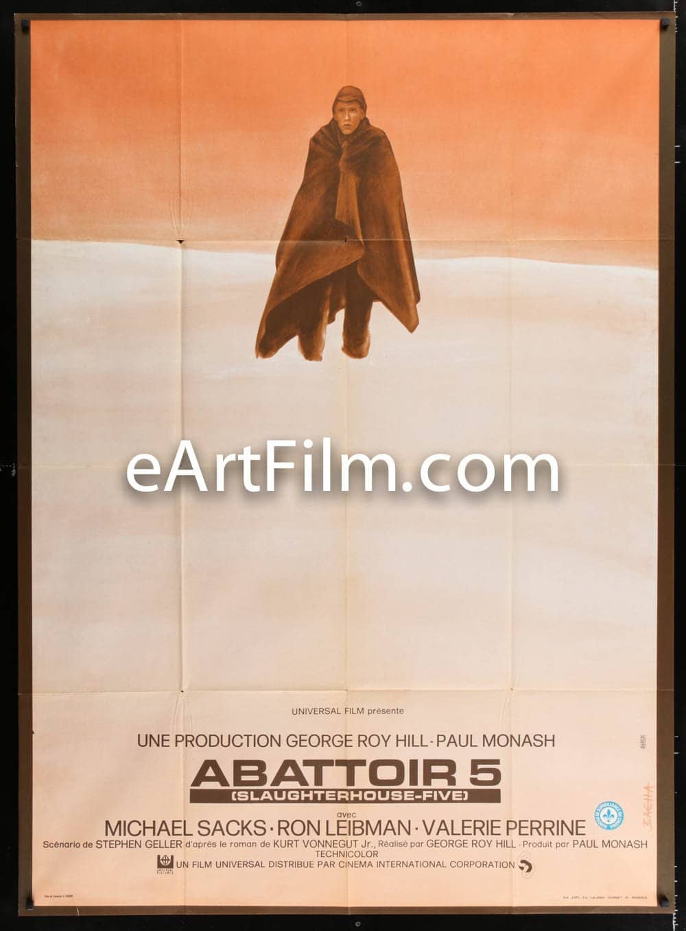 eArtFilm.com French 1P (One Panel) Slaughterhouse Five 1972 45.75x62.5 Movie Poster Kurt Vonnegut, Jr.