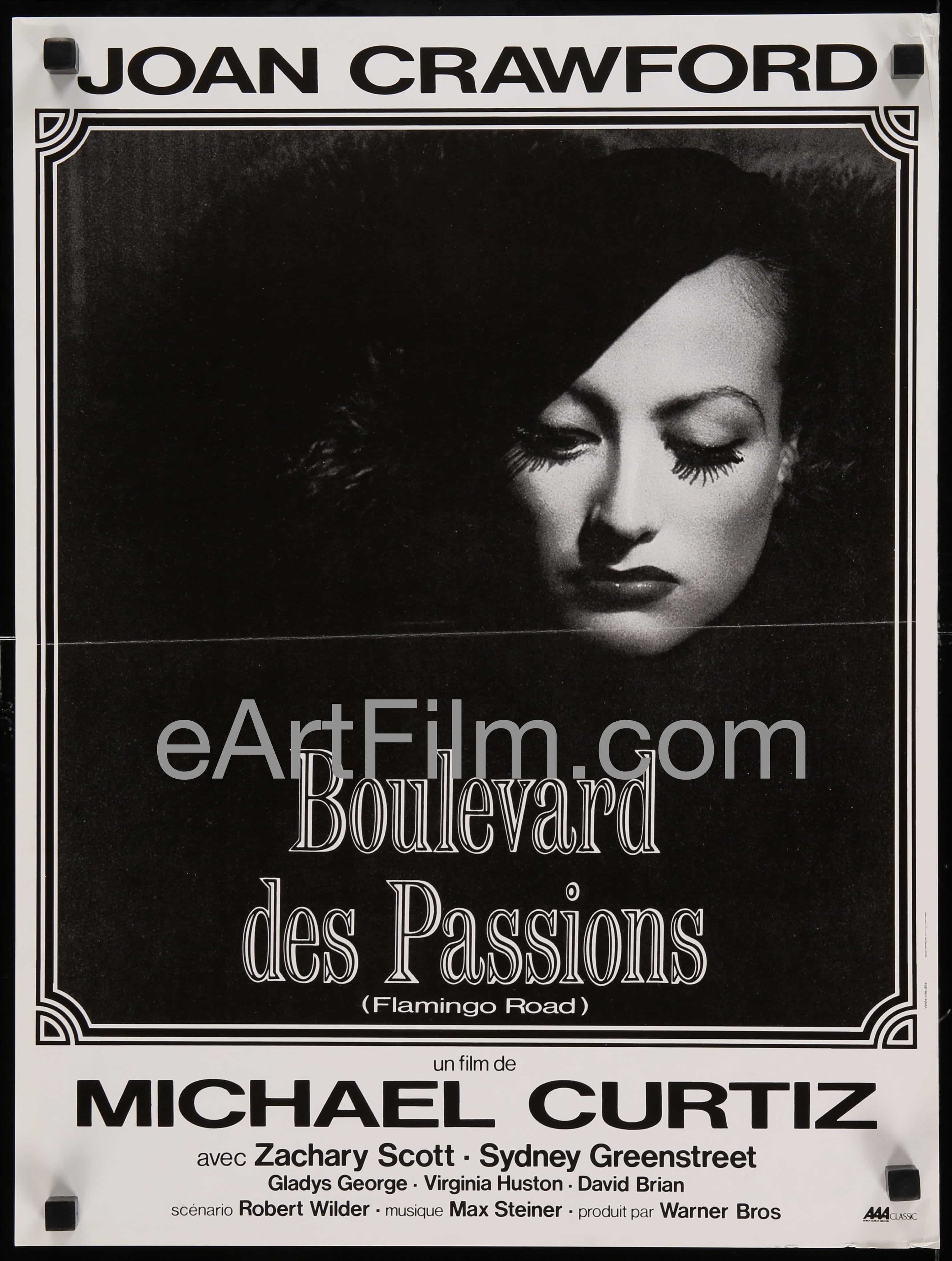 eArtFilm.com French "Petite" (15.75"x21") Flamingo Road-Joan Crawford-Zachary Scott-Sydney Greenstreet-French-16x21