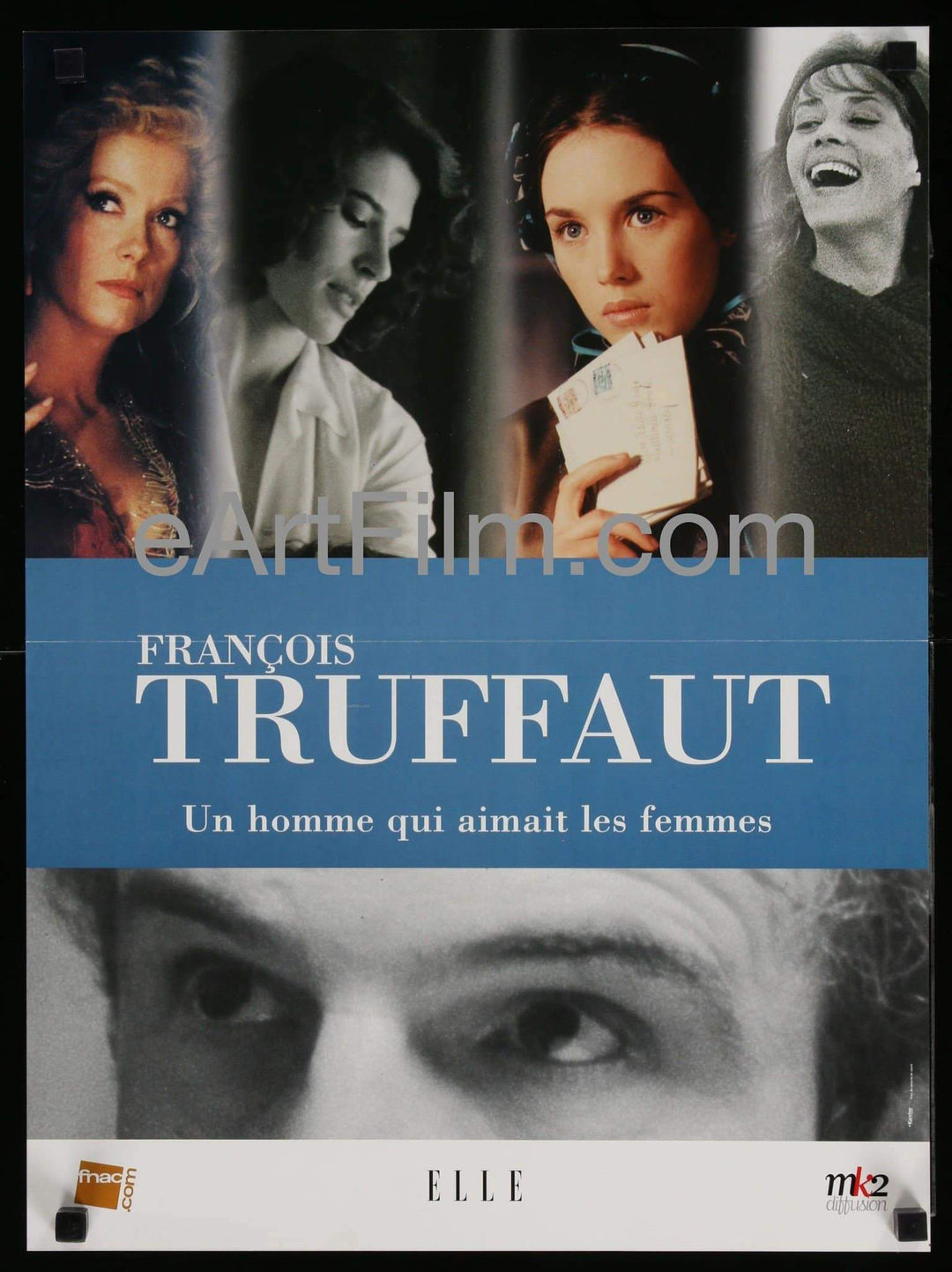 eArtFilm.com French "Petite" (15.75"x21") Francois Truffaut: Un Home Qui Aimair les Femmes 1990's 16x21 French Petite