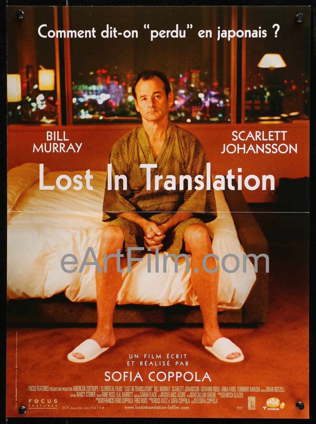 eArtFilm.com French "Petite" (16"x22") Lost In Translation original French movie poster Bill Murray 2003 16x22