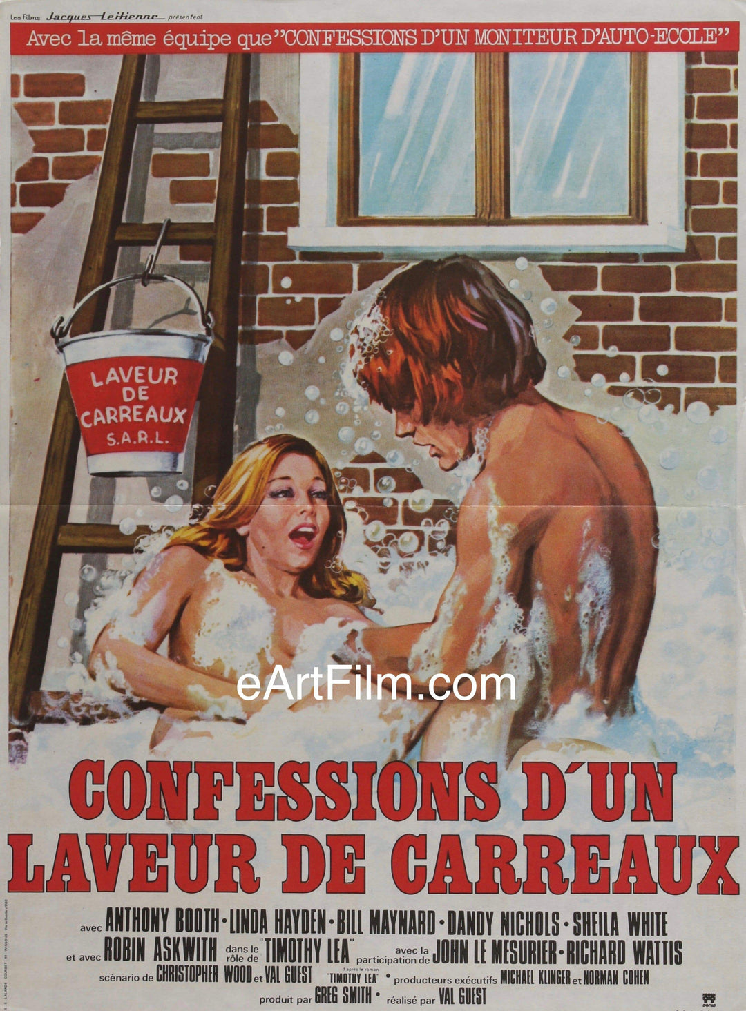eArtFilm.com French Petite poster (15.75"x21/25") Confessions of a Window Cleaner 1974 15.75x21.50 French Petite Movie Poster