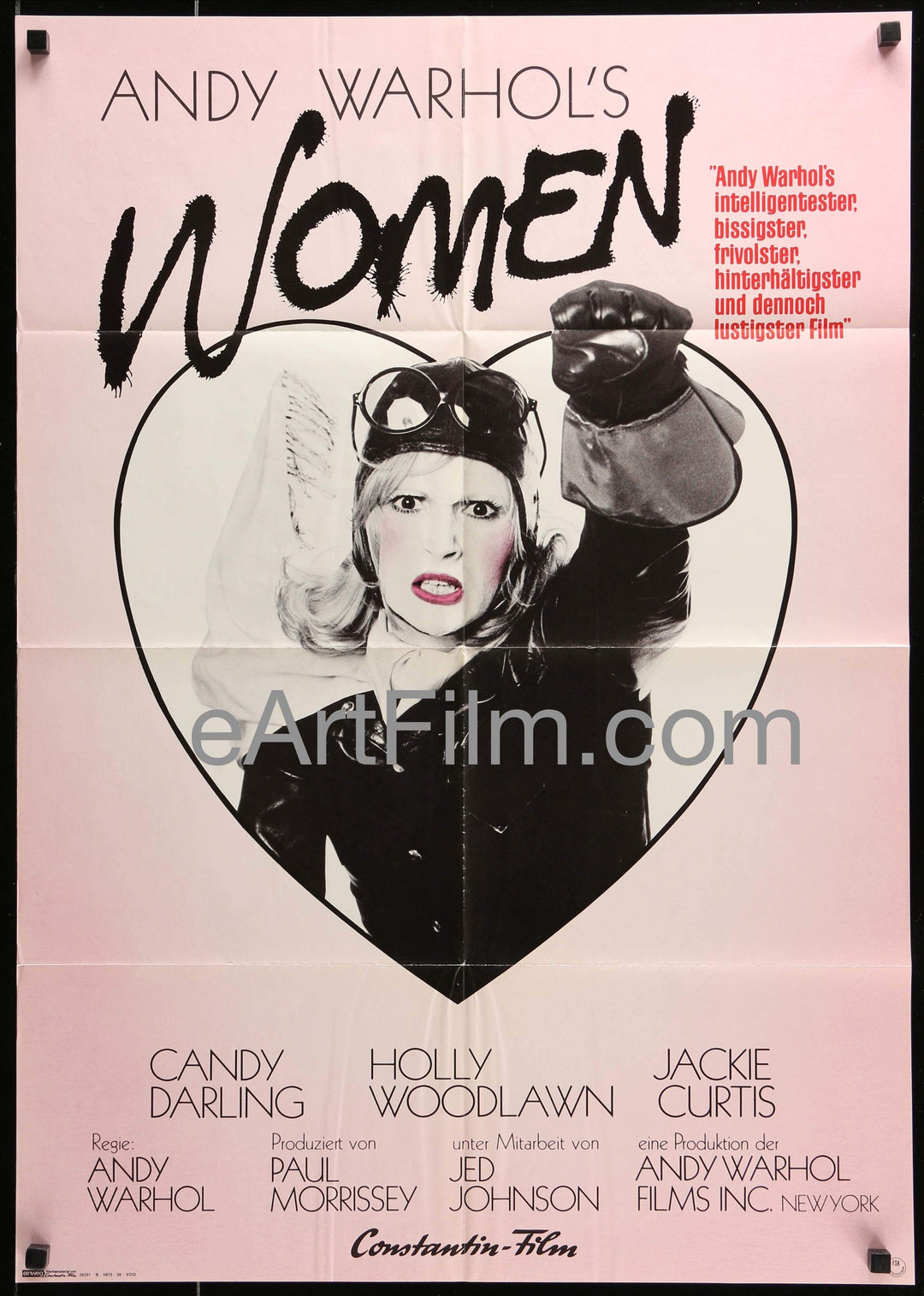eArtFilm.com German A1 (23"x33") Women In Revolt-Andy Warhol-Candy Darling-Holly Woodlawn-1973-23x33
