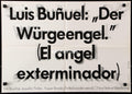 eArtFilm.com German A2 (16"x23") Exterminating Angel German 16x23 R1970 Luis Bunuel 1962 black comedy classic