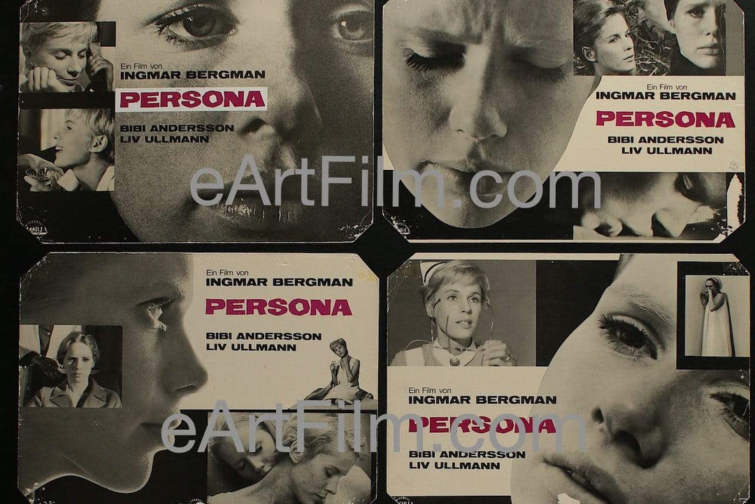 eArtFilm.com German Lobby Cards (11.5"x15.75") Persona-1966-7 German LCs-11x15-Liv Ullmann-Bibi Andersson-Ingmar Bergman