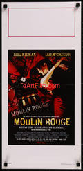 eArtFilm.com Italian Locandina (13"x27.5") Moulin Rouge! 2001 13x27 Baz Luhrmann Nicole Kidman Paris cabaret musical