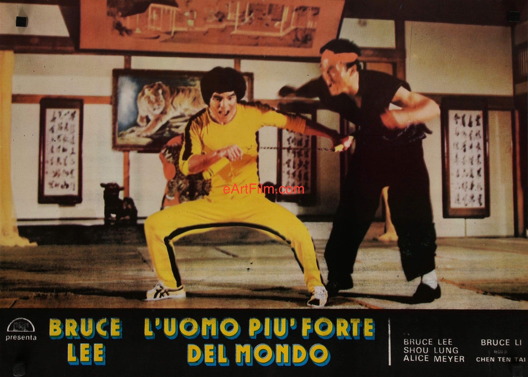 eArtFilm.com Italian Photobusta 18.75"x26.25" True Game Of Death 1981 Italian Photobusta 19x26 Bruce Lee bruceploitation thriller