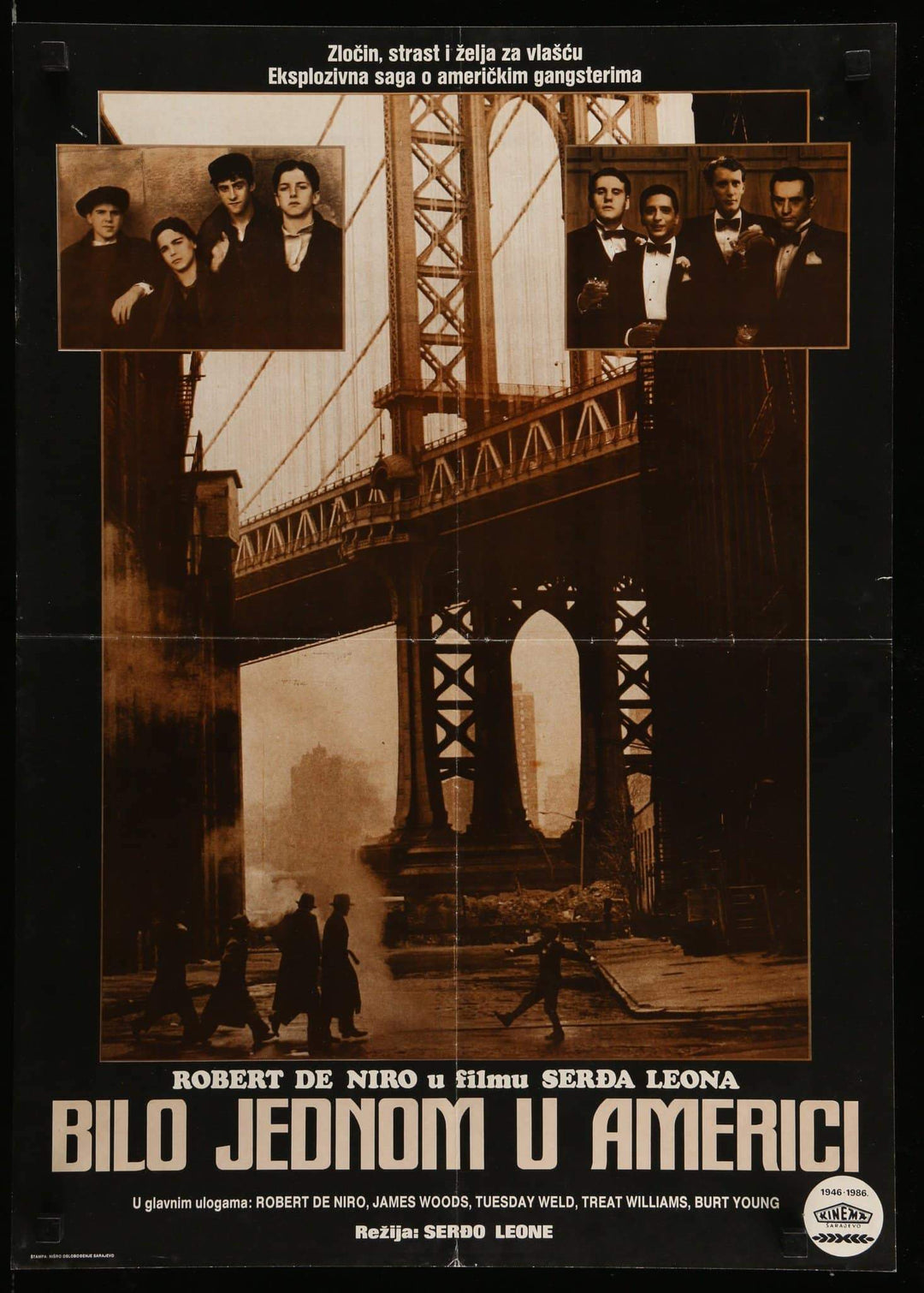 eArt/Film Once Upon A Time In America 1986 18x26 Sergio Leone Robert De Niro