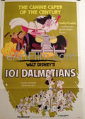eArtFilm.com Original Movie Poster 101 Dalmatians 1961 Animated Film 27x41 Original One Sheet Movie Poster