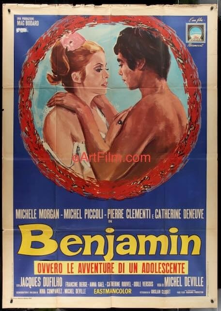 eArtFilm.com Original Movie Poster Benjamin The Diary Of An Innocent Boy 1968 55"x78" Italian Catherine Deneuve romantic comedy