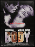 eArtFilm.com Original Movie Poster Body Of Evidence Madonna Willem Dafoe French 1 Panel 1993 45x62 crime thriller Movie Poster
