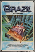 eArtFilm.com Original Movie Poster Brazil 1985 29x43 Argentinean Terry Gilliam sci-fi comedy Jonathan Pryce  Robert De Niro