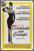 eArtFilm.com Original Movie Poster Breakfast At Tiffany's French Movie Poster 31x47 R1970s Audrey Hepburn Blake Edwards Classic