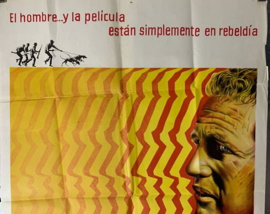 eArtFilm.com Original Movie Poster Cool Hand Luke Paul Newman George Kennedy Strother Martin 1967 R71 29x43