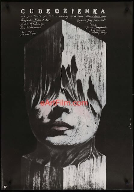 eArtFilm.com Original Movie Poster Foreigner aka Cudzoziemka Original Movie Poster 1986 26x37 Polish