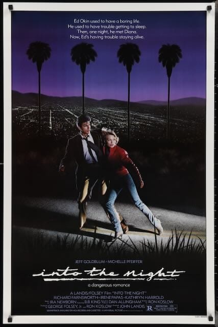 eArtFilm.com Original Movie Poster Into The Night 1985 27"x41" Original Movie Poster