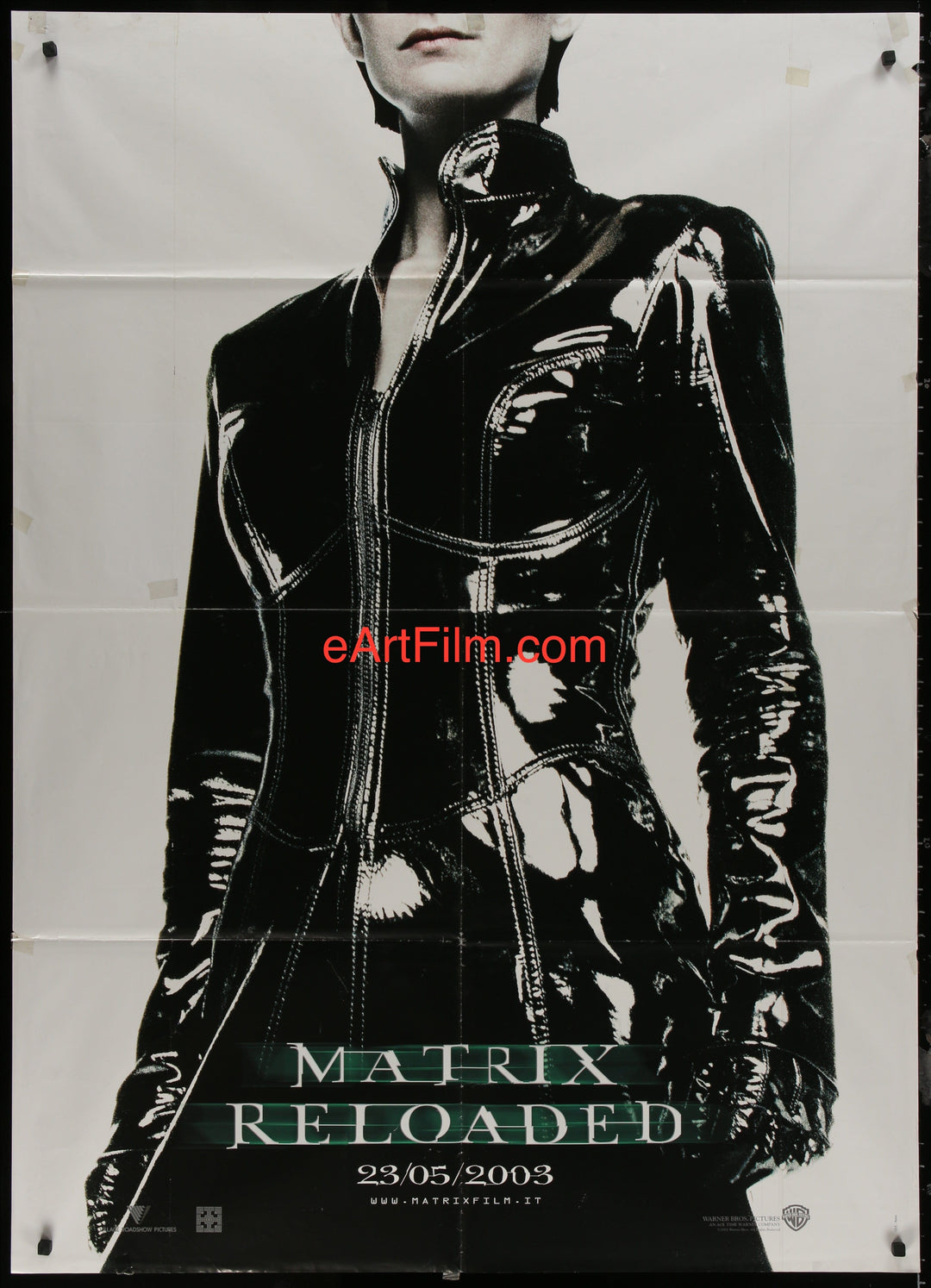 eArtFilm.com Original Movie Poster Matrix Reloaded 2003 39x55 Keanu Reeves Carrie-Anne Moss sci-fi classic