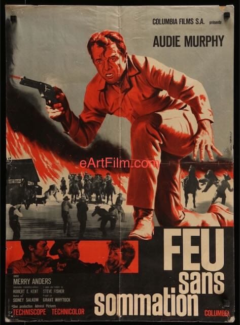 eArtFilm.com Original Movie Poster Quick Gun Audie Murphy cowboy western 1964 21.25x29.5 French Affiche poster