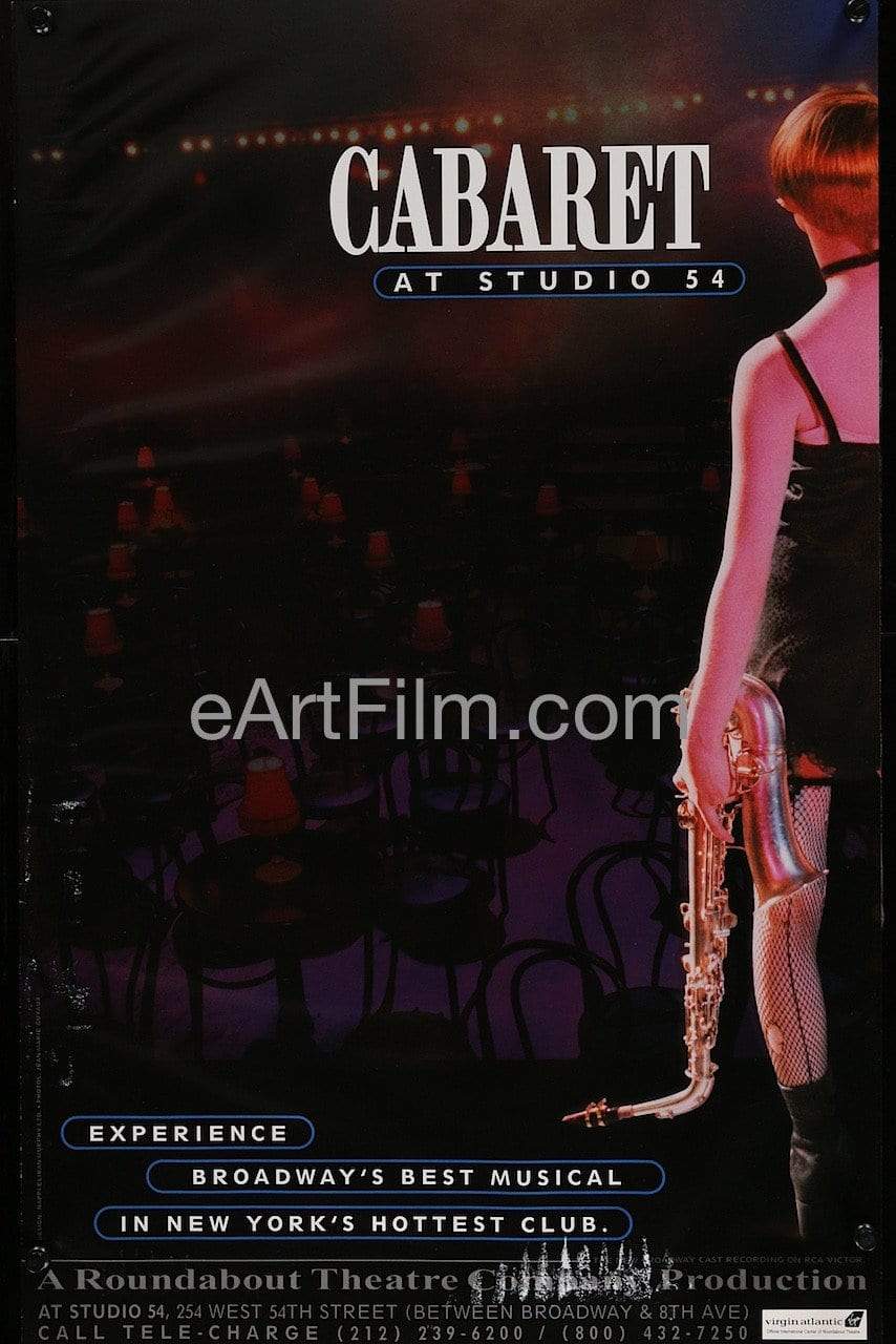 eArtFilm.com Original U.S Stage Poster (14"x22") Cabaret-Sam Mendes-Alan Cumming-Denis O'Hare-Natasha Richardson-1998
