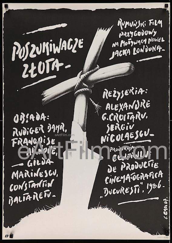eArtFilm.com Polish (27"X38")-Original-Vintage-Movie-Poster Gold Diggers aka Cautatorii De Aur 1987 27x38 Original Polish Movie Poster